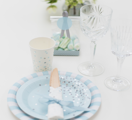 Place Setting - Boys Baptism Place Setting - Boys Baptism